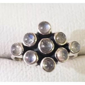 925 Silver Moonstone Ring (~Size 7)